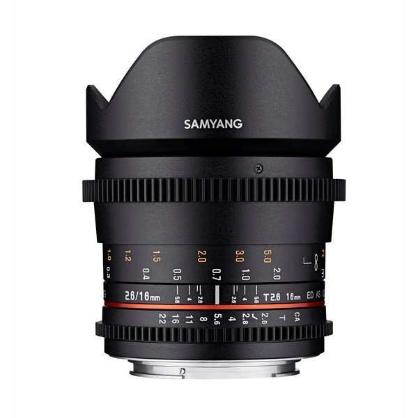 Samyang 16mm T2.6 VDSLR ED AS UMC Sony E-mount