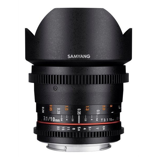 Samyang 10mm T3.1 VDSLR ED AS NCS CS II Sony