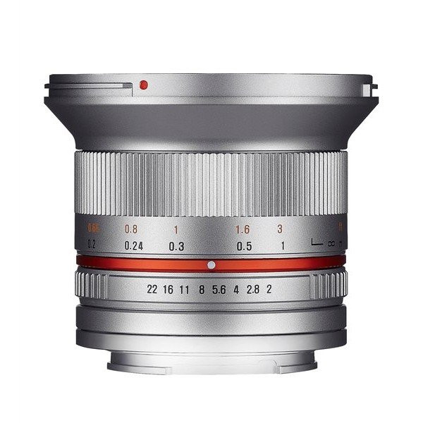 Samyang 12mm F2.0 NCS CS Sony E-mount zilver