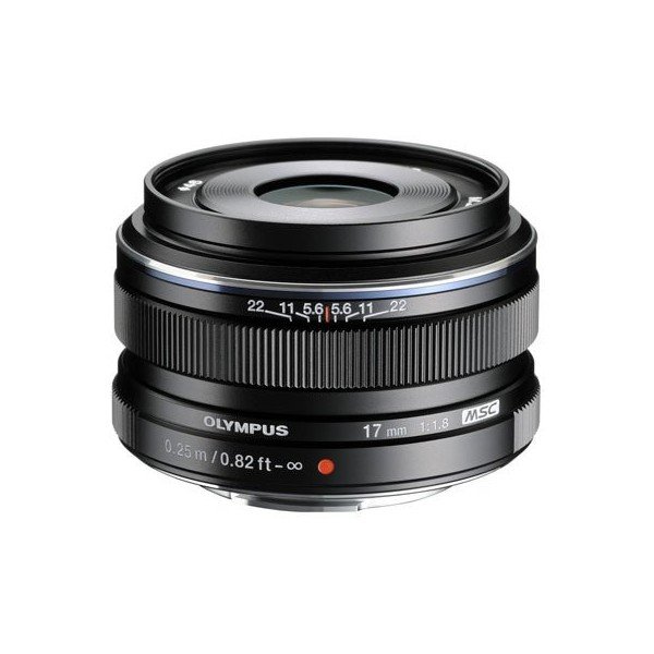 Olympus m.zuiko 17mm/F1.8 zwart
