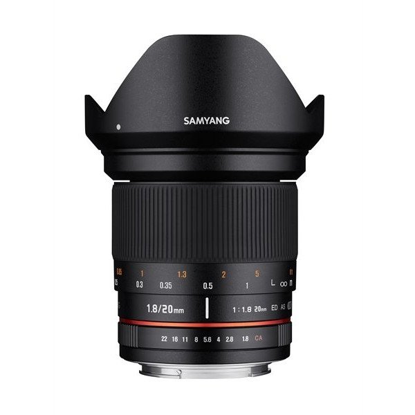 Samyang 20mm F1.8 ED AS UMC Canon M