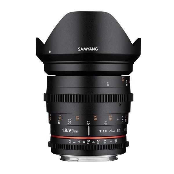 Samyang 20mm T1.9 VDSLR ED AS UMC Canon M