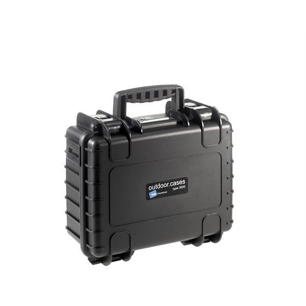 B&W Outdoor.cases Type 3000 zwart / verdeler