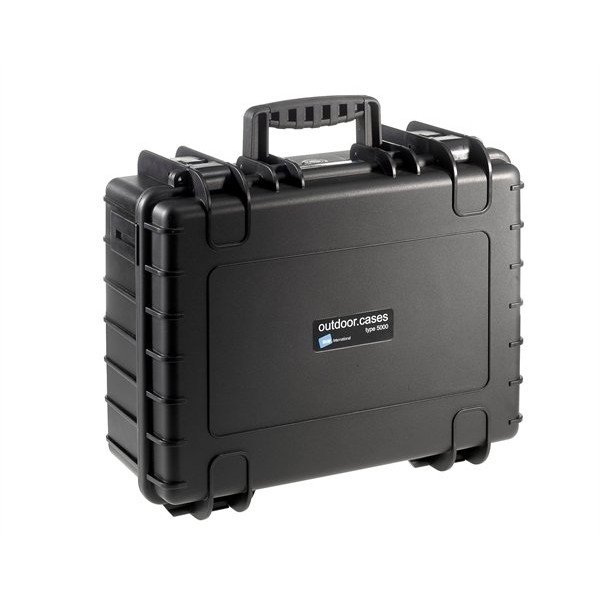 B&W Outdoor.cases Type 5000 zwart / verdeler