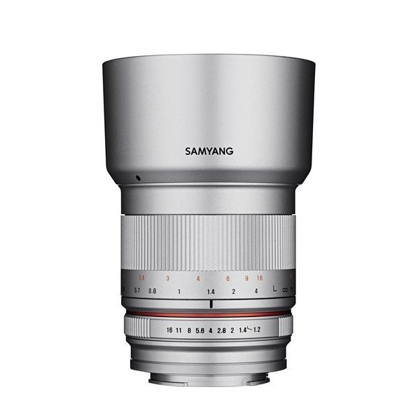 Samyang 50mm F1.2 AS UMC CS Canon M zilver