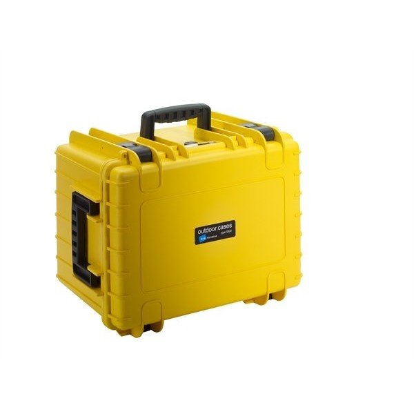 B&W Outdoor.cases Type 5500 geel / leeg