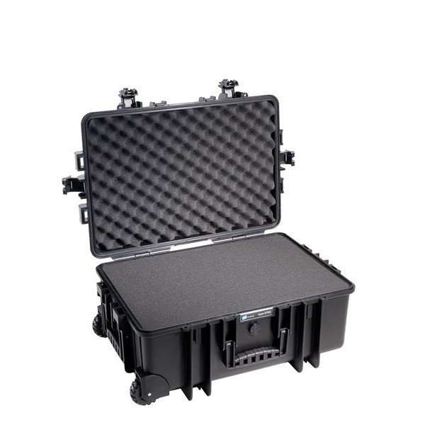 B&W Outdoor.cases Type 6700 zwart / plukschuim