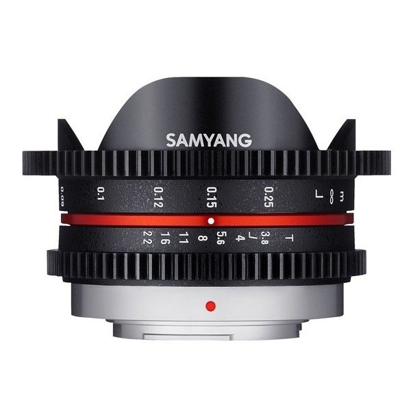 Samyang 7,5mm T3.8 cine UMC fisheye MFT