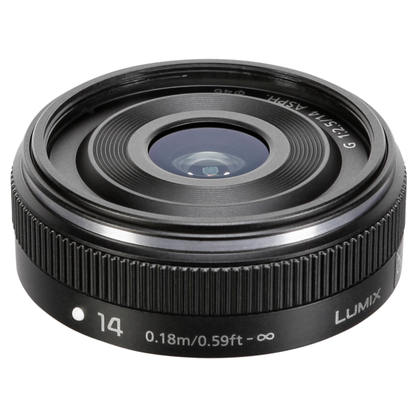 Panasonic 14mm/2.5 II asph. G-serie zwart