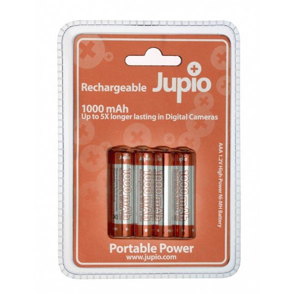 JUPIO Ni-MH AAA 1000 4 PAK