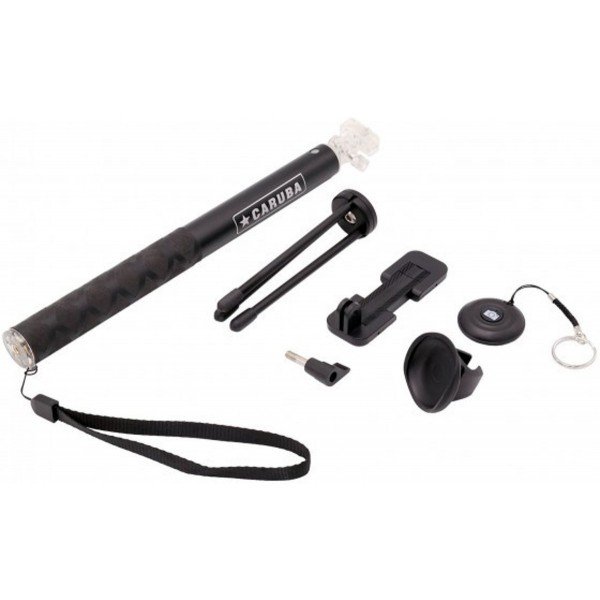 Caruba Selfie stick large BT zwart