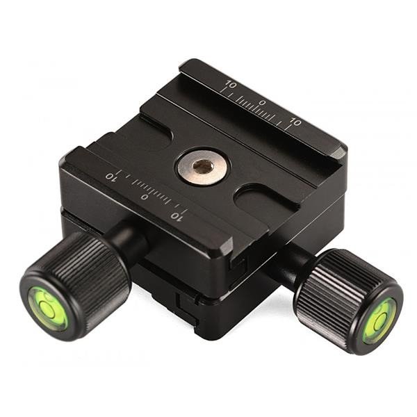 Leofoto DB-50 clamp met BPL-50 snelkoppelingsplaatje