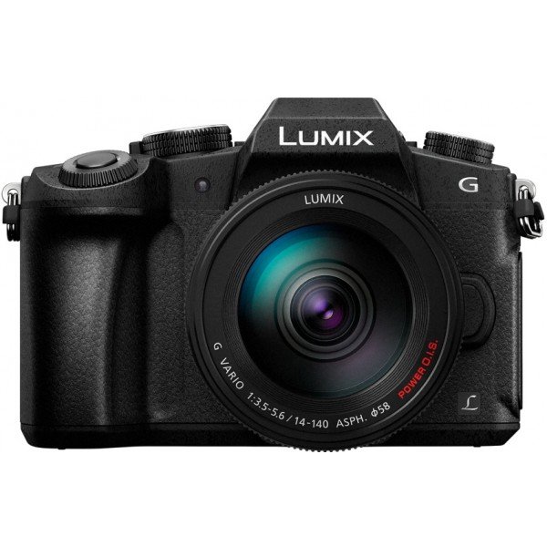 Panasonic Lumix DMC-G80+14-140mm f/3.5-5.6 Zwart