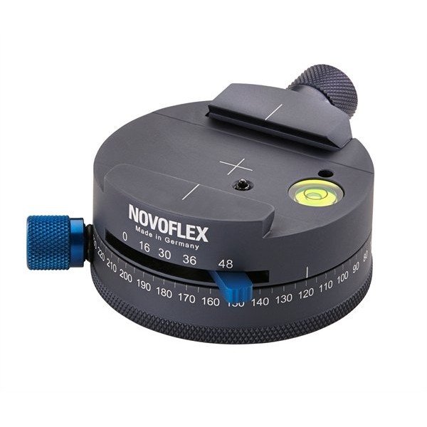 Novoflex Panorama kop met Q-mount; 360° mark., 16/30/36/48 stappen
