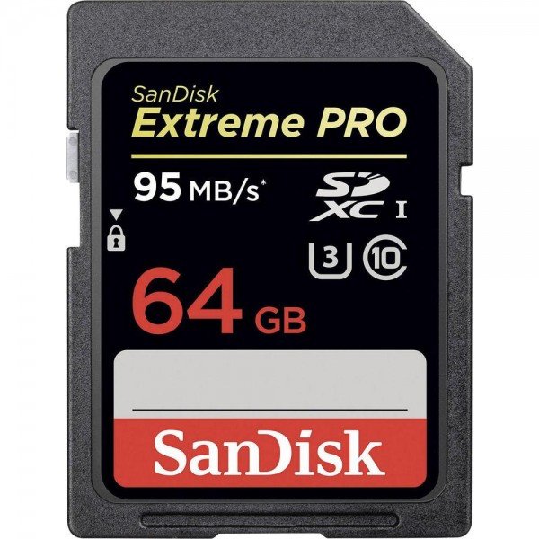 Sandisk SDHC 64GB Extreme Pro 95mb V30 U3 UHS 1