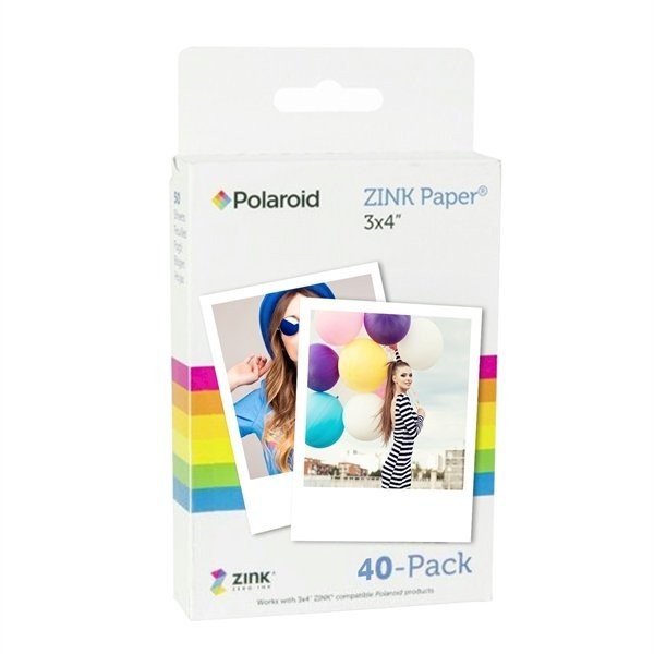 Polaroid Zink papier 3x4"" 40 sheets