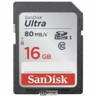 Sandisk SDHC 16gb Ultra 80mb