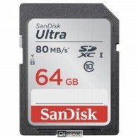 Sandisk SDHC 64GB ULTRA CLASS 10