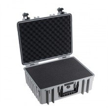 B&W Outdoor.cases Type 6000 grijs / plukschuim