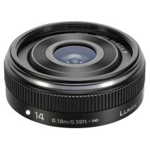 Panasonic 14mm/2.5 II asph. G-serie zwart