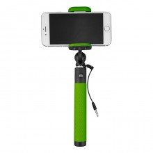 Caruba Selfie stick plug + play groen