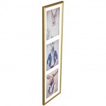 Henzo 3x 13x18 lijst goud