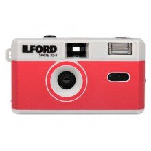 Ilford Sprite 35 II camera rood/zilver
