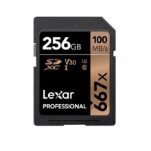Lexar SDXC 256gb 667x UHS I