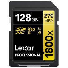 Lexar SDXC 128gb 1800x UHS II V60