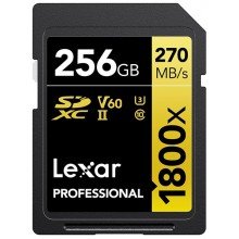 Lexar SDXC 256gb 1800x UHS II V60