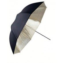 Linkstar Flitsparaplu PUK-84GB Goud/Zwart 100 cm (Omkeerbaar)