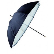 Linkstar Flitsparaplu PUK-84WB Wit/Zwart 100 cm (Omkeerbaar)