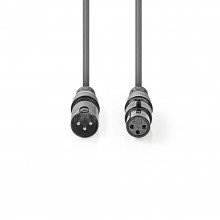 Nedis XLR 3 pins male coth15010gy30