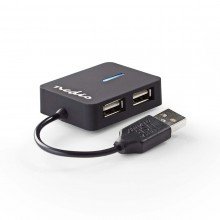 Nedis usb hub uhubu2410bk