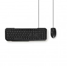 Nedis toetsenbord PC + muis kbmc100bkus