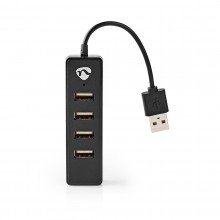 Nedis usb splitter uhubu2420bk