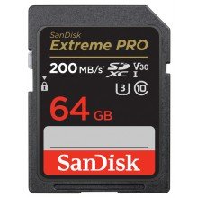 Sandisk SDHC 64GB Extreme Pro 200MB P/S UHS-3