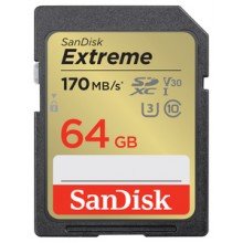 Sandisk SDHC 64GB Extreme Pro 170MB P/S UHS-1