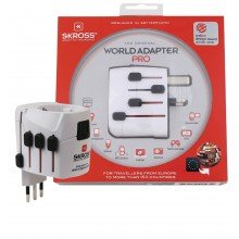 Skross Reisadapter Wereld PRO Geaard
