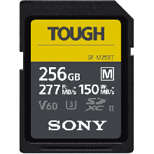 Sony SDXC M Tough series 256GB UHS-II Class 10 U3 V60