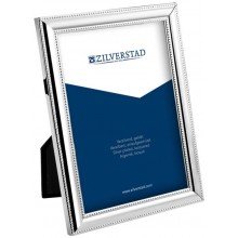 Silverplated dubbele parel 10x15cm 32147