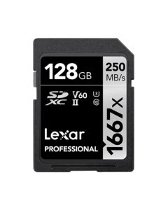 Lexar 1667x SDXC 128 GB, C10, U3, V60 Professional