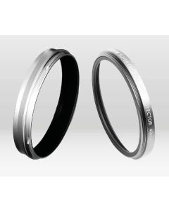 FUJIFILM X100V zilver Weather-Resistant Kit, AR-X100 Adapterring+PRF49 Filter