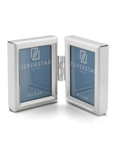 Zilverstad Sweet Memory 2 luik 3,5x4,5 cm zilver glans