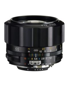 Voigtländer Nokton 55mm f/1.2 zwart SLII-S Nikon Ai-S (CPU)