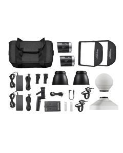 Godox ML30-K2 Kit LED lamp met 2 x ML30 + toebehoren