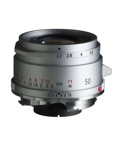 Voigtländer Color-Skopar 50mm f/2.0 VM zilver