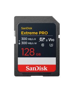 SanDisk 128 GB SDXC Extreme Pro 300MB/s V90 UHS-II