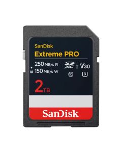 SanDisk 2 TB SDXC ExtremePro 250MB/s V30 UHS-I, U3, Class 10 