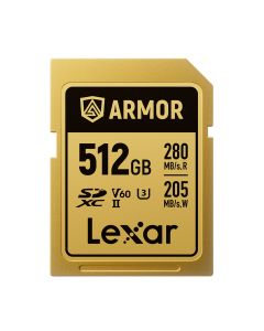 Lexar Armor Pro Gold 512 GB SDXC V60 (280/205 MB/s)